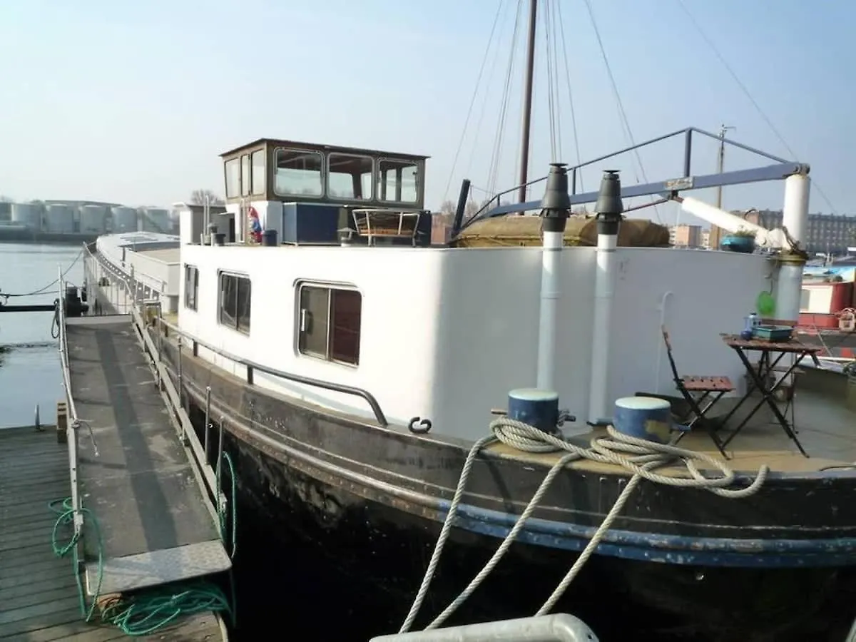 Houseboat Captain'S Quarters In Harbour Amsterdam Netherlands